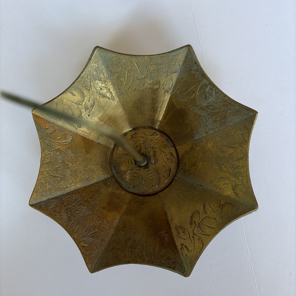 BRASS UMBRELLA TRINKET / RING DISH - Picture 7 of 11